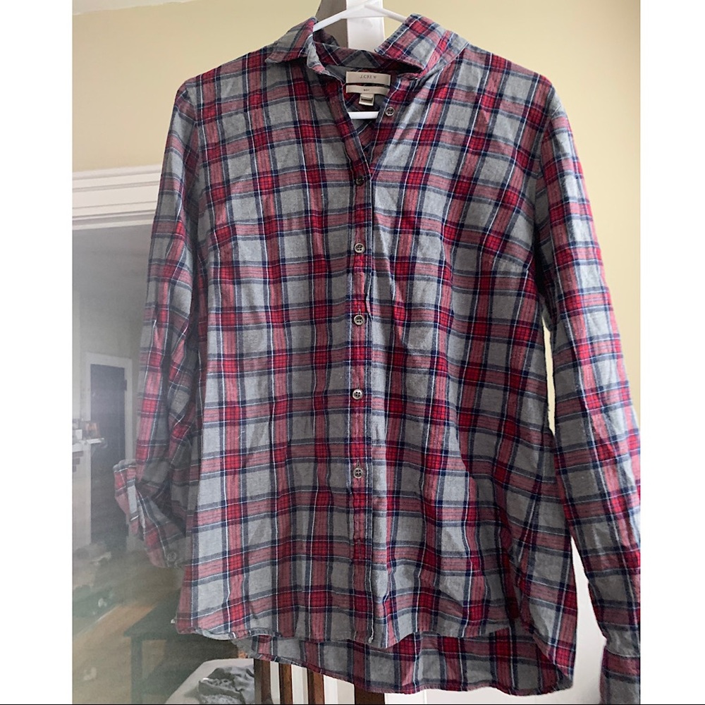 JCrew Boy Fit Flannel Shirt, size 8